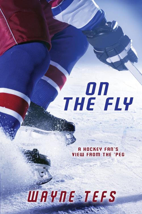 Cover of the book On the Fly: A Hockey Fan's View from the 'Peg by Wayne Tefs, Turnstone Press