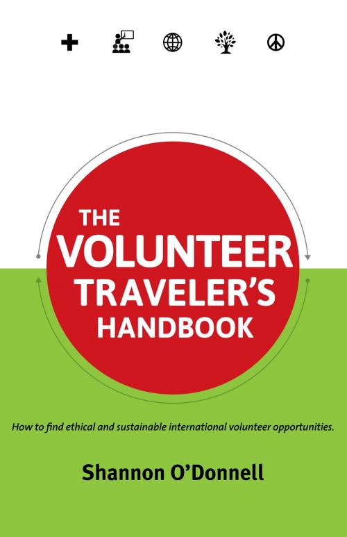 Cover of the book The Volunteer Traveler's Handbook by Shannon O'Donnell, Full Flight Press