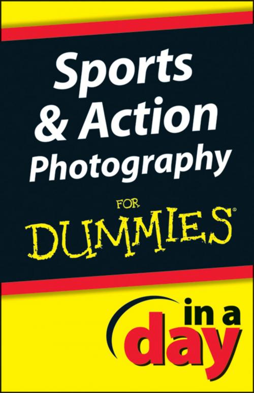 Cover of the book Sports and Action Photography In A Day For Dummies by Jonathan Streetman, Wiley