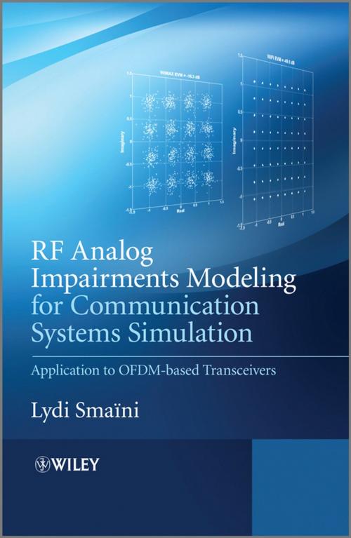 Cover of the book RF Analog Impairments Modeling for Communication Systems Simulation by Lydi Smaini, Wiley