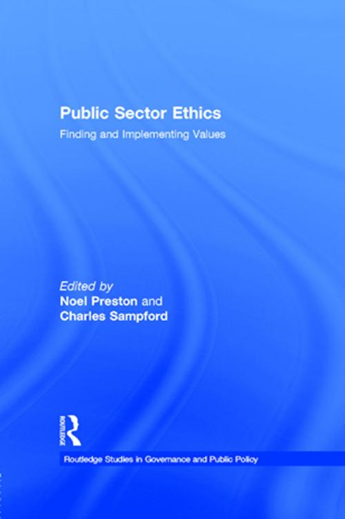 Cover of the book Public Sector Ethics by , Taylor and Francis