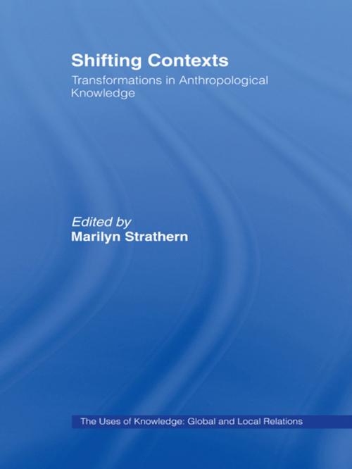 Cover of the book Shifting Contexts by , Taylor and Francis