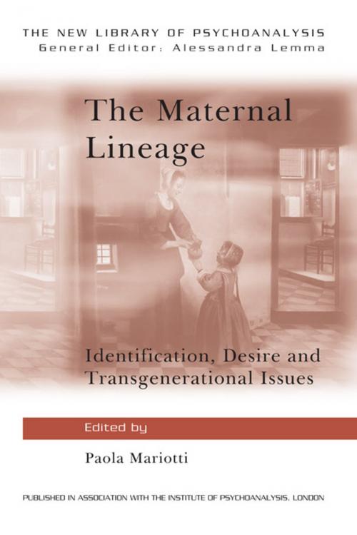 Cover of the book The Maternal Lineage by , Taylor and Francis