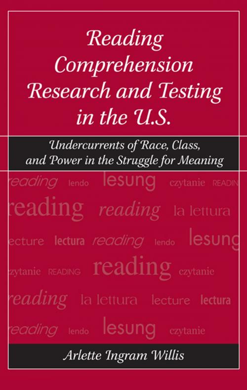 Cover of the book Reading Comprehension Research and Testing in the U.S. by Arlette Ingram Willis, Taylor and Francis
