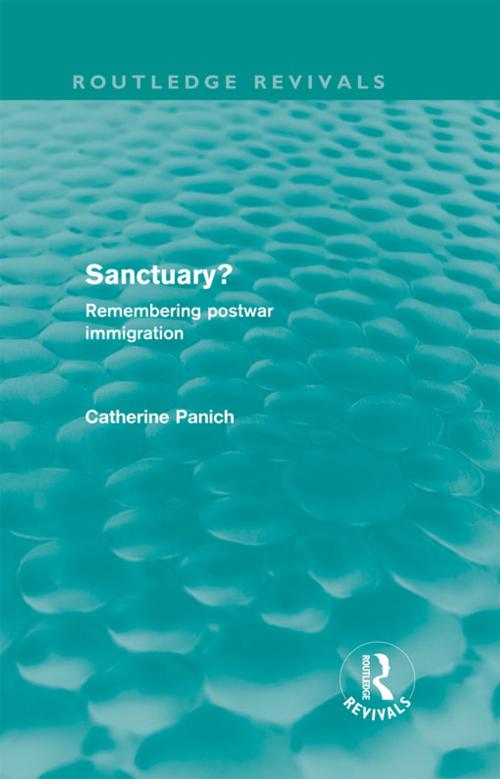 Cover of the book Sanctuary? (Routledge Revivals) by Catherine Panich, Taylor and Francis