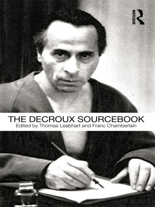 Cover of the book The Decroux Sourcebook by , Taylor and Francis