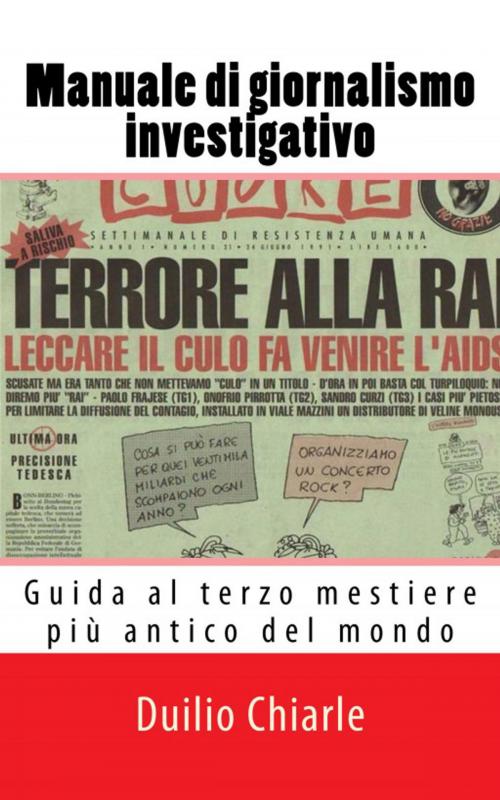 Cover of the book Manuale di Giornalismo Investigativo by Duilio Chiarle, Duilio Chiarle