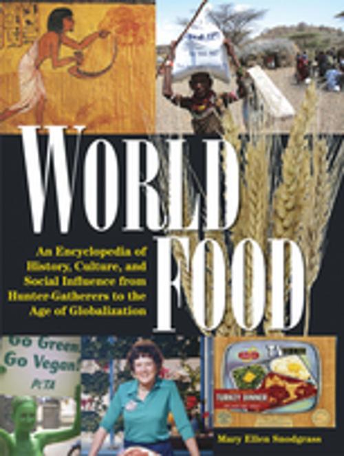 Cover of the book World Food: An Encyclopedia of History, Culture and Social Influence from Hunter Gatherers to the Age of Globalization by Mary Ellen Snodgrass, Taylor and Francis