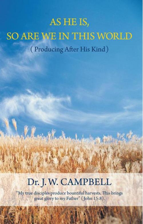Cover of the book As He Is, so Are We in This World by Dr. J. W. Campbell, WestBow Press
