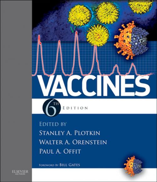 Cover of the book Vaccines E-Book by Stanley A. Plotkin, MD, Walter Orenstein, MD, DSc (HON), Paul A. Offit, MD, Elsevier Health Sciences