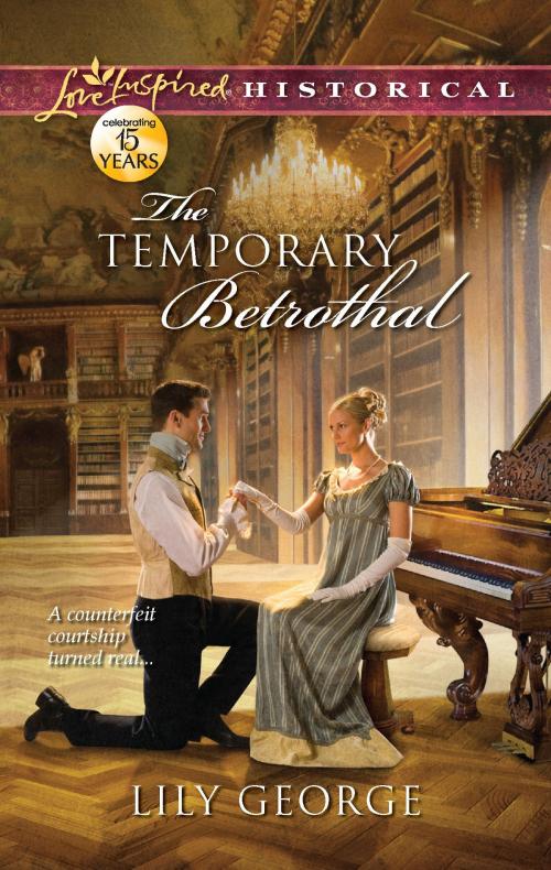 Cover of the book The Temporary Betrothal by Lily George, Harlequin