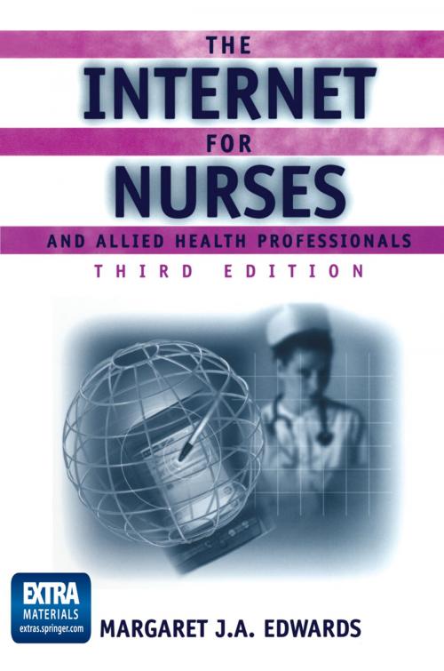 Cover of the book The Internet for Nurses and Allied Health Professionals by Margaret J.A. Edwards, Springer New York