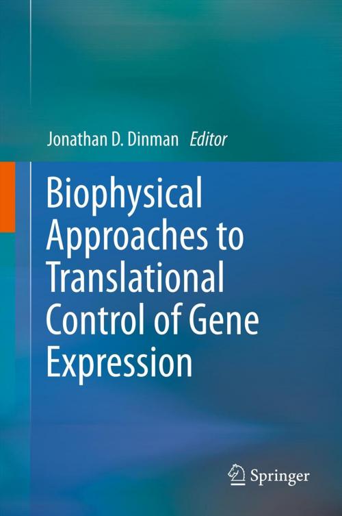 Cover of the book Biophysical approaches to translational control of gene expression by , Springer New York