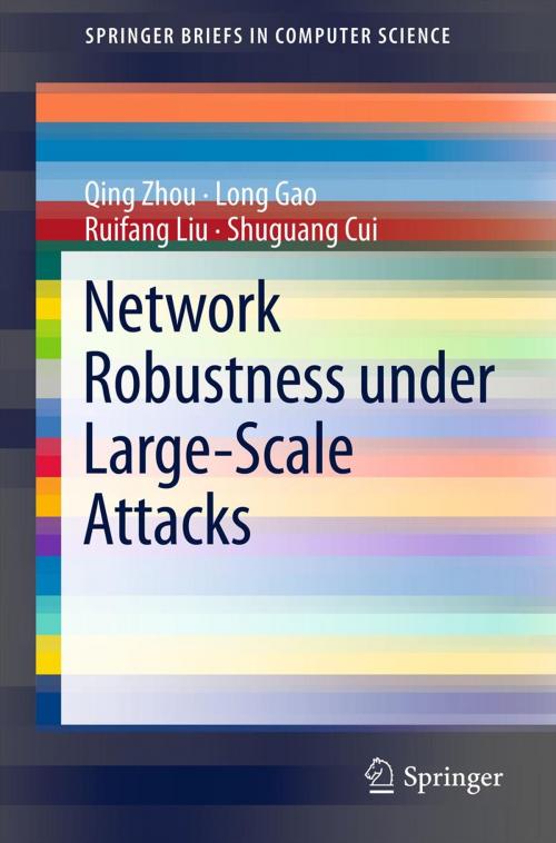 Cover of the book Network Robustness under Large-Scale Attacks by Qing Zhou, Long Gao, Ruifang Liu, Shuguang Cui, Springer New York