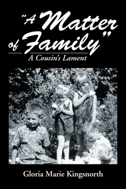 Cover of the book “A Matter of Family” by Gloria Marie Kingsnorth, Xlibris US