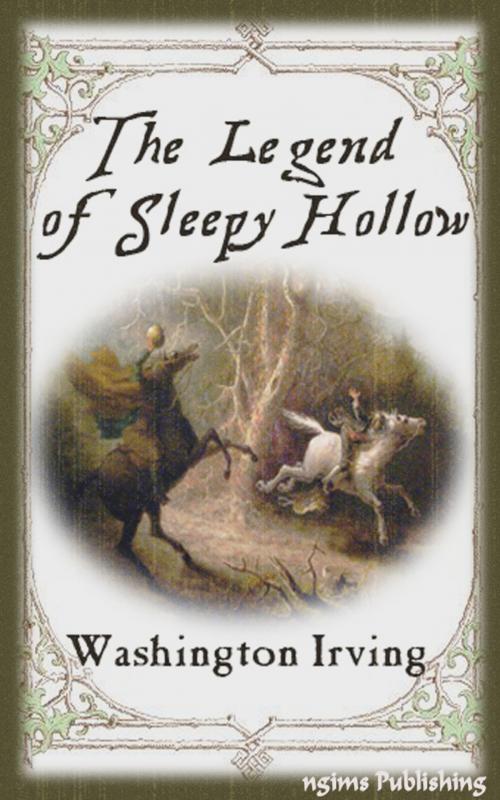 Cover of the book The Legend of Sleepy Hollow (Illustrated + FREE audiobook link) by Washington Irving, ngims Publishing