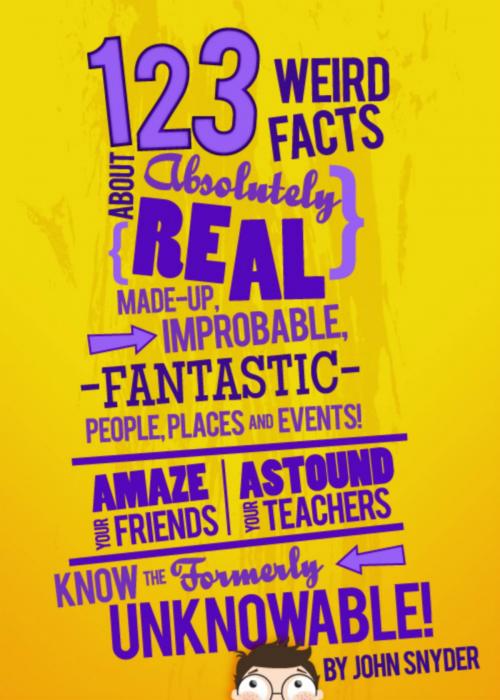 Cover of the book 123 Weird Facts About Absolutely Real Made-Up, Improbable, Fantastic People, Places and Events by John Snyder, Delabarre Publishing, LLC