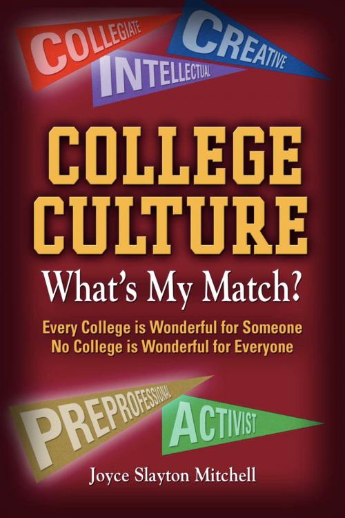 Cover of the book COLLEGE CULTURE: WHAT'S MY MATCH? by Joyce Slayton Mitchell, BookLocker.com, Inc.