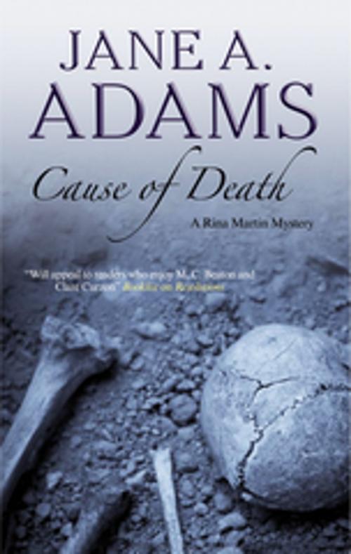 Cover of the book Cause of Death by Jane A. Adams, Severn House Publishers