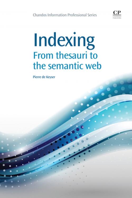 Cover of the book Indexing by Piet de Keyser, Elsevier Science
