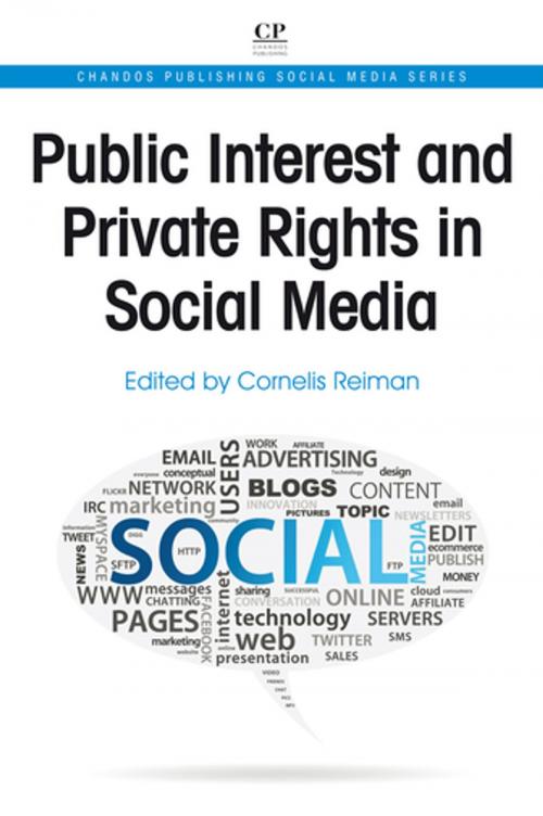 Cover of the book Public Interest and Private Rights in Social Media by , Elsevier Science