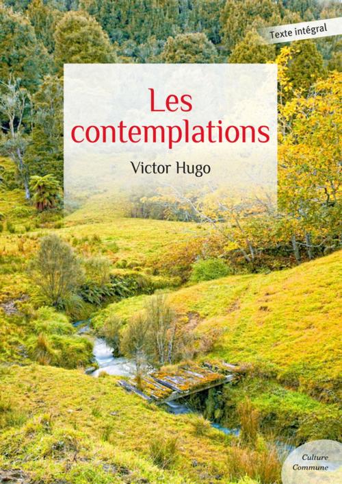 Cover of the book Les contemplations by Victor Hugo, Culture commune