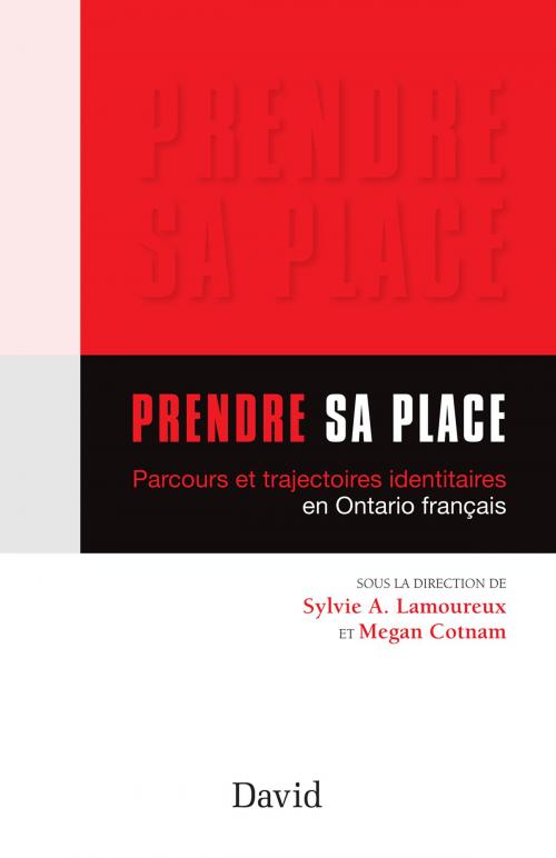 Cover of the book Prendre sa place by Sylvie A. Lamoureux, Megan Cotnam, Éditions David