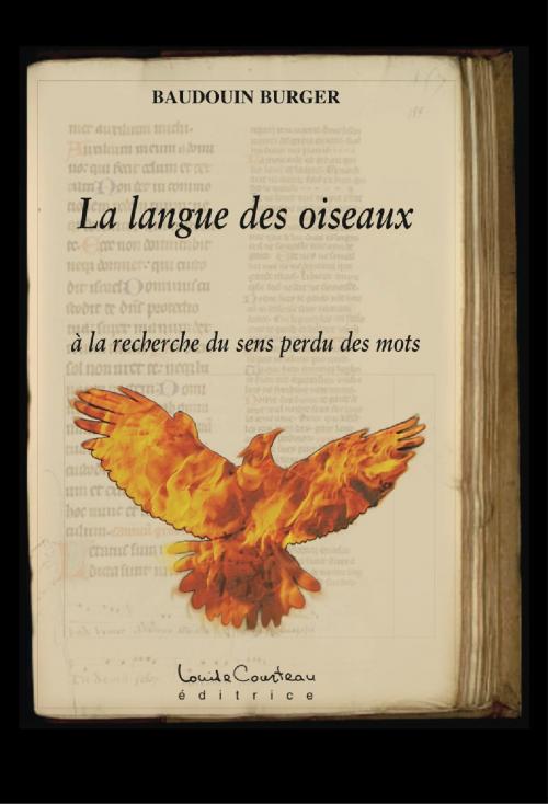 Cover of the book La langue des oiseaux (à la recherche du sens perdu des mots) by Baudouin Burger, Louise Courteau éditrice