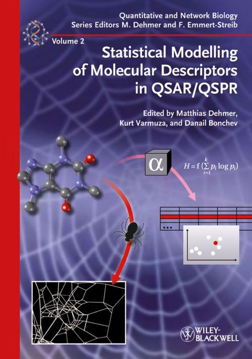 Cover of the book Statistical Modelling of Molecular Descriptors in QSAR/QSPR by Frank Emmert-Streib, Wiley