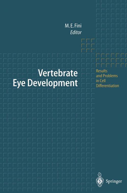 Cover of the book Vertebrate Eye Development by , Springer Berlin Heidelberg