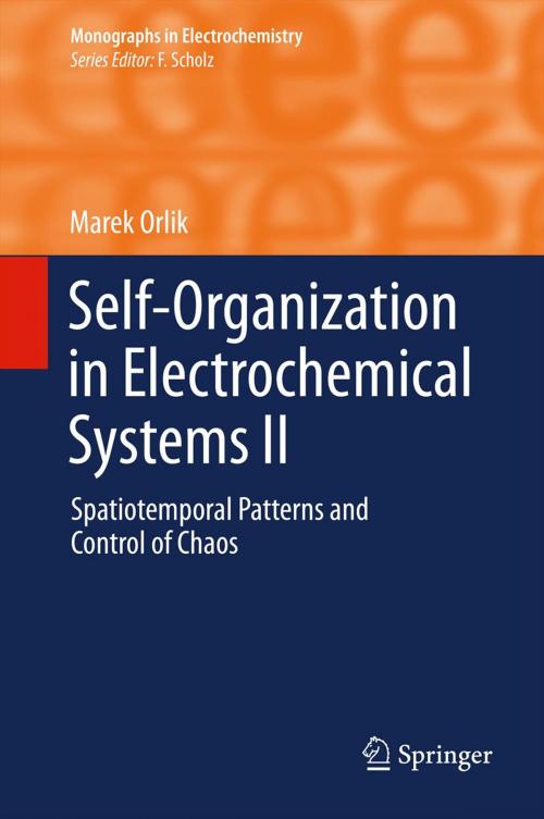 Cover of the book Self-Organization in Electrochemical Systems II by Marek Orlik, Springer Berlin Heidelberg