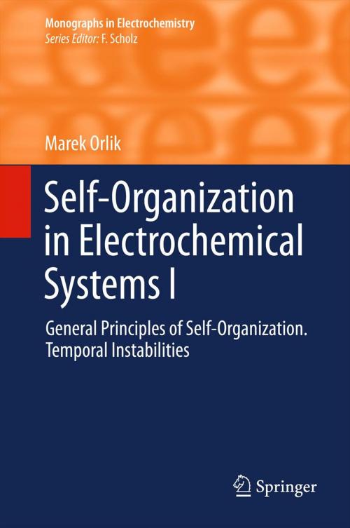 Cover of the book Self-Organization in Electrochemical Systems I by Marek Orlik, Springer Berlin Heidelberg