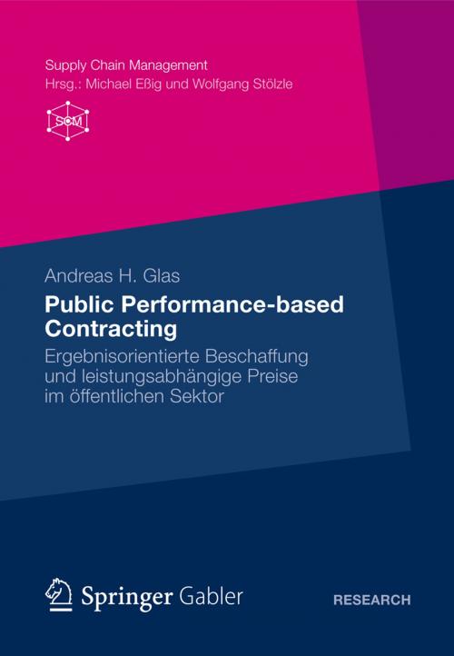 Cover of the book Public Performance-based Contracting by Andreas Glas, Springer Fachmedien Wiesbaden