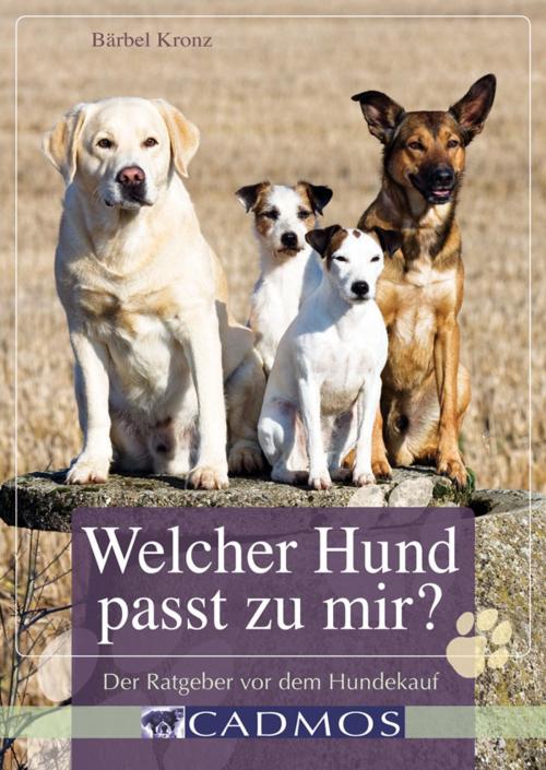 Cover of the book Welcher Hund passt zu mir? by Bärbel Kronz, Cadmos Verlag