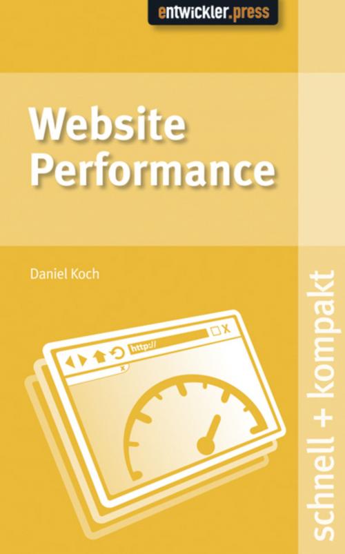 Cover of the book Website Performance by Daniel Koch, entwickler.press