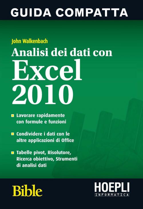Cover of the book Analisi dei dati con Excel 2010 by John Walkenbach, Hoepli