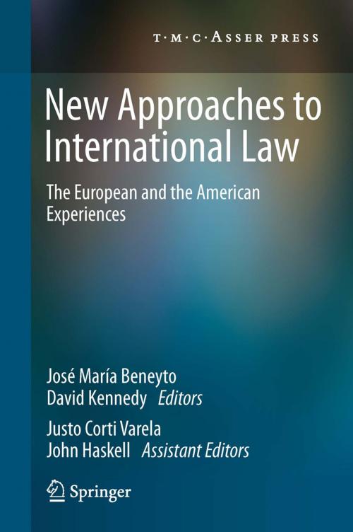 Cover of the book New Approaches to International Law by Justo Corti Varela, John Haskell, T.M.C. Asser Press
