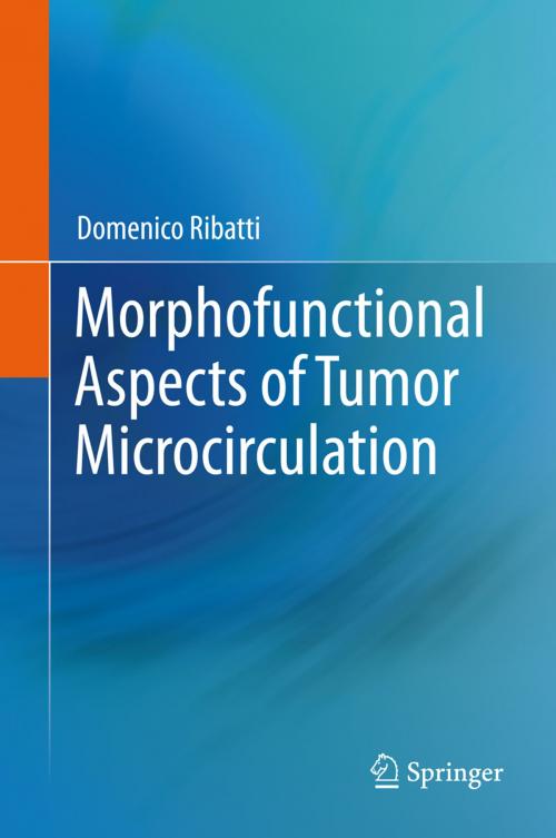 Cover of the book Morphofunctional Aspects of Tumor Microcirculation by Domenico Ribatti, Springer Netherlands