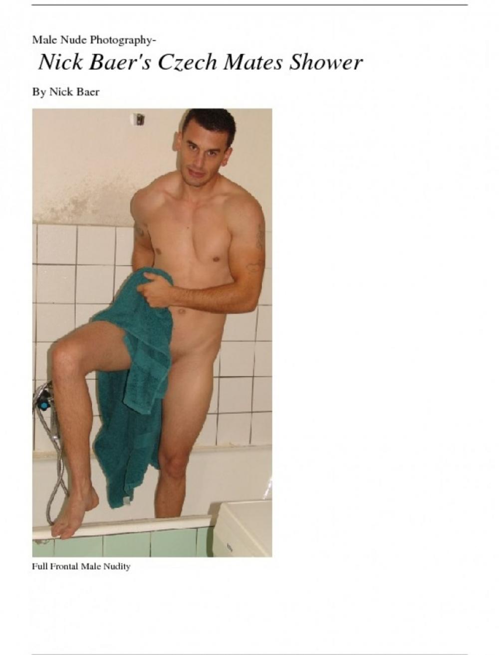 Big bigCover of Male Nude Photography- Nick Baer's Czech Mates Shower