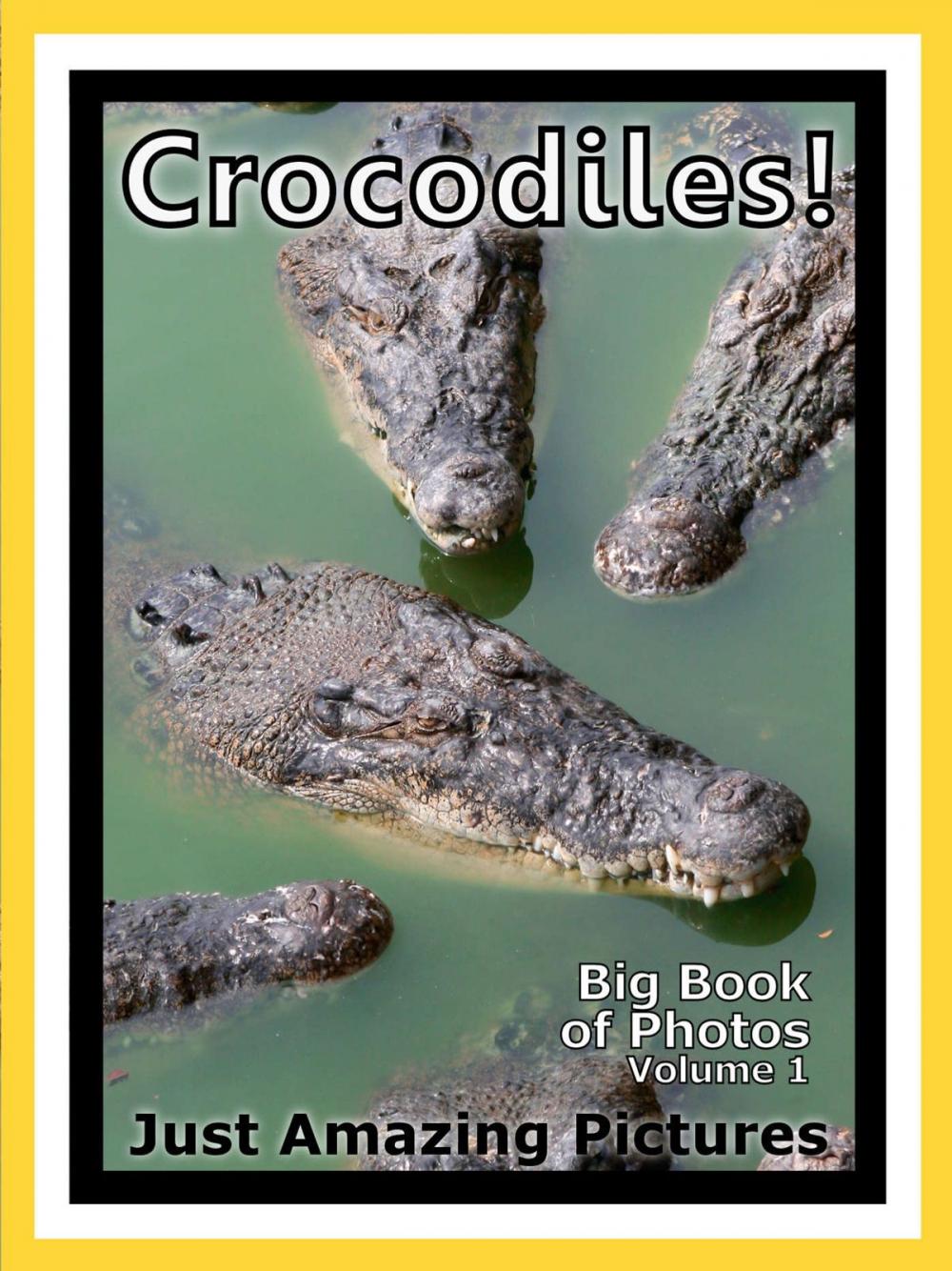 Big bigCover of Just Crocodile & Alligator Photos! Big Book of Photographs & Pictures of Crocodiles & Alligators, Vol. 1
