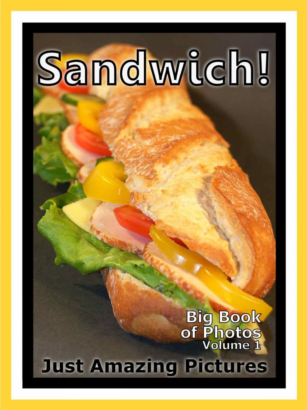 Big bigCover of Just Sandwich Photos! Big Book of Photographs & Pictures of Food Sandwiches, Vol. 1