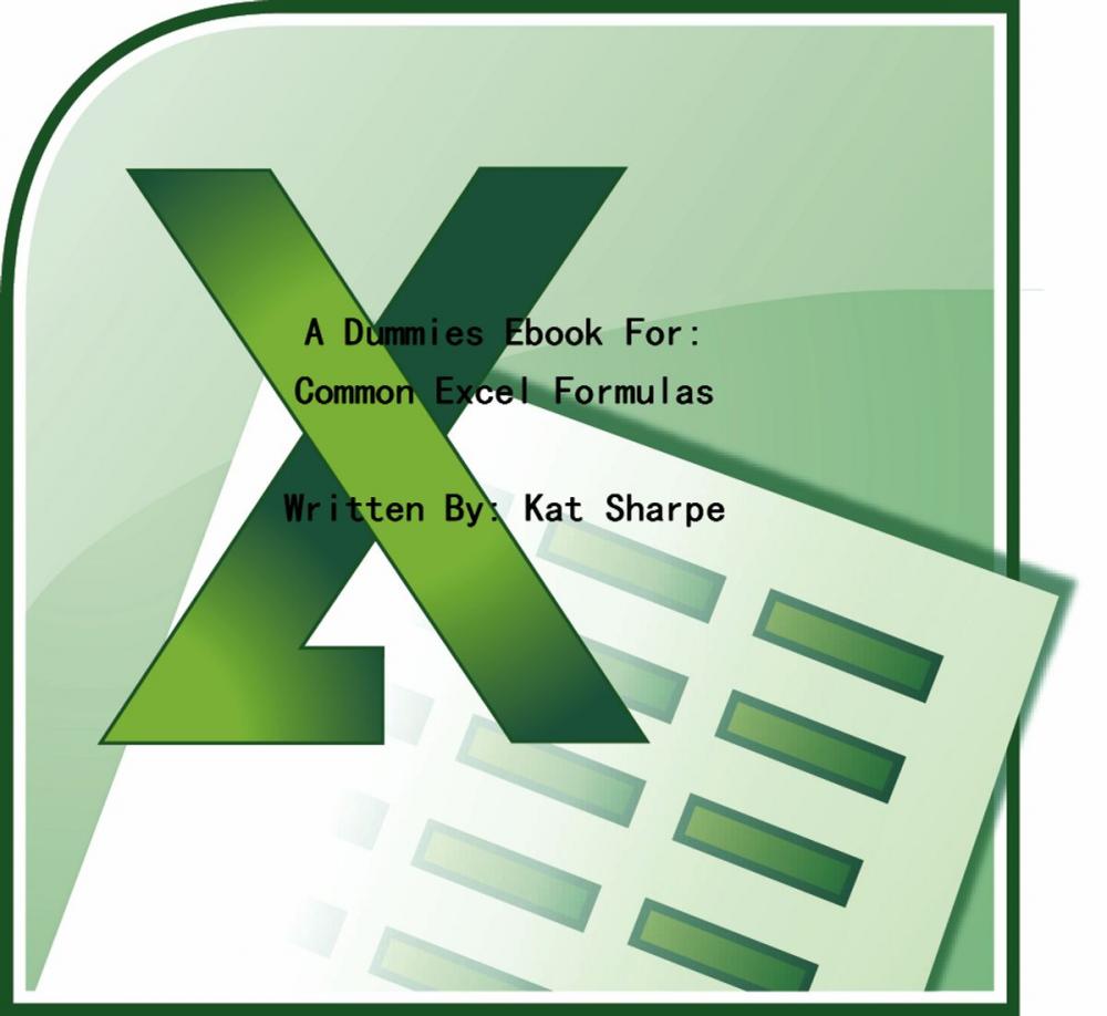 Big bigCover of A Dummies Ebook For: Common Excel Formulas