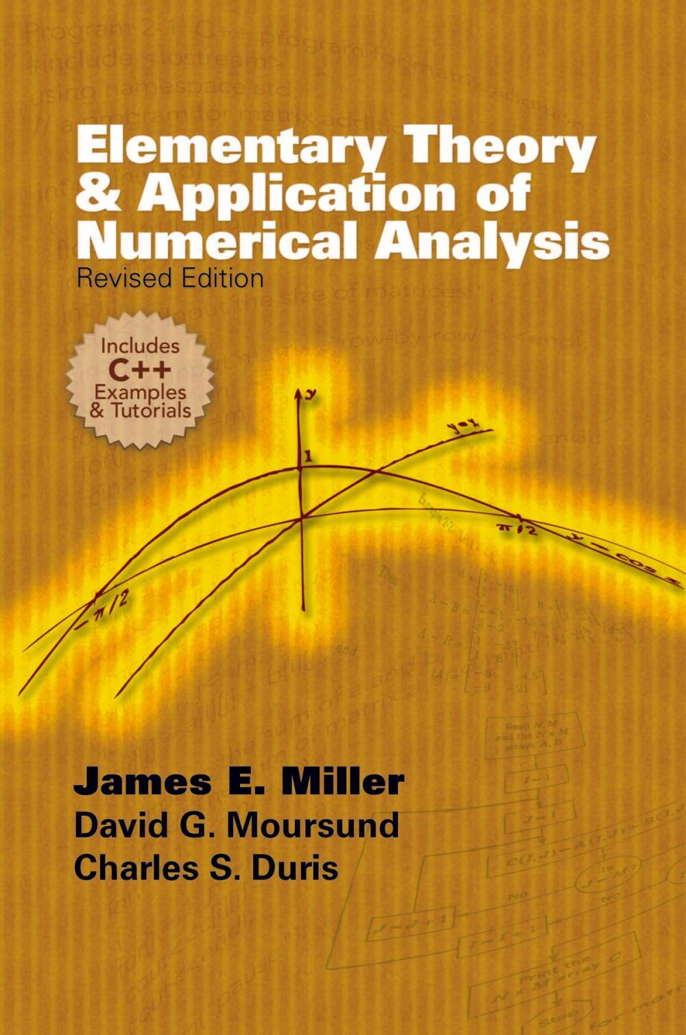 Big bigCover of Elementary Theory and Application of Numerical Analysis