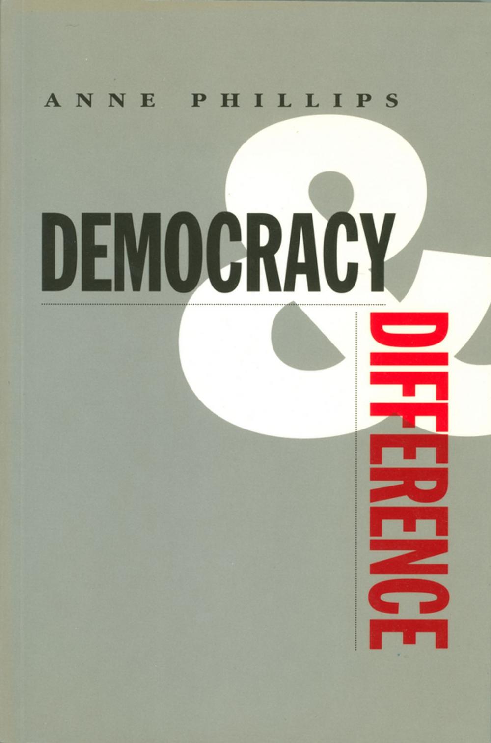 Big bigCover of Democracy and Difference