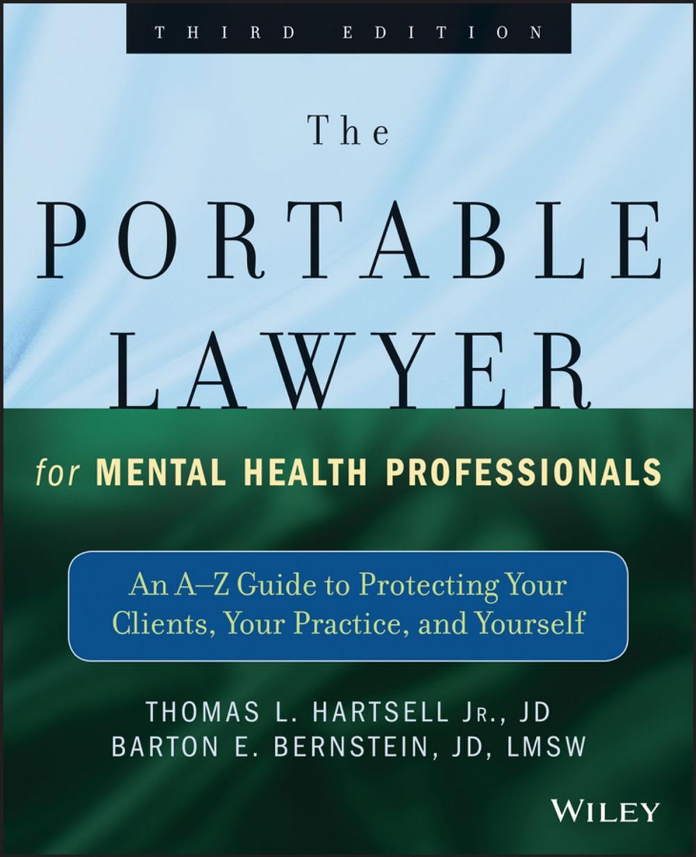 Big bigCover of The Portable Lawyer for Mental Health Professionals