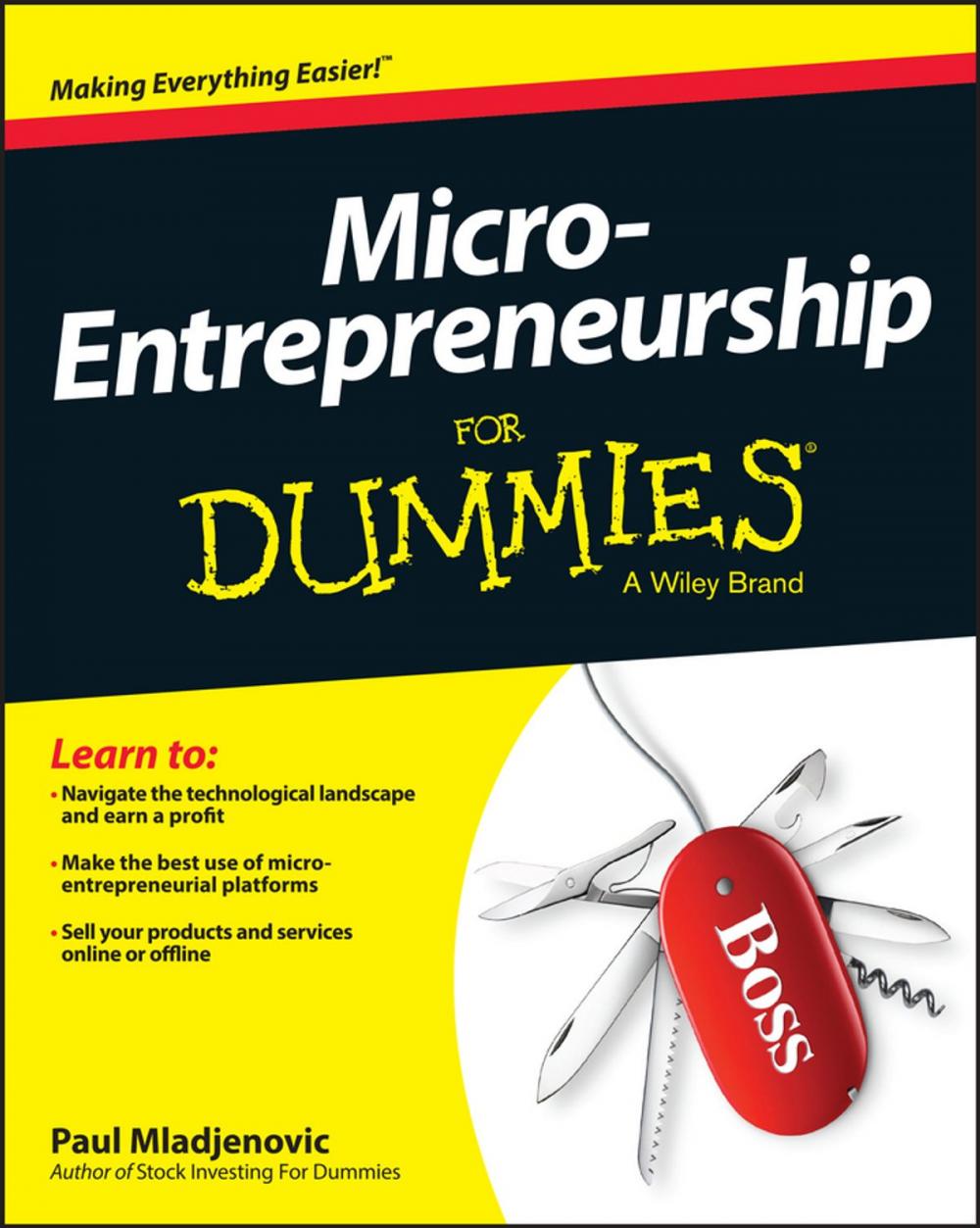 Big bigCover of Micro-Entrepreneurship For Dummies