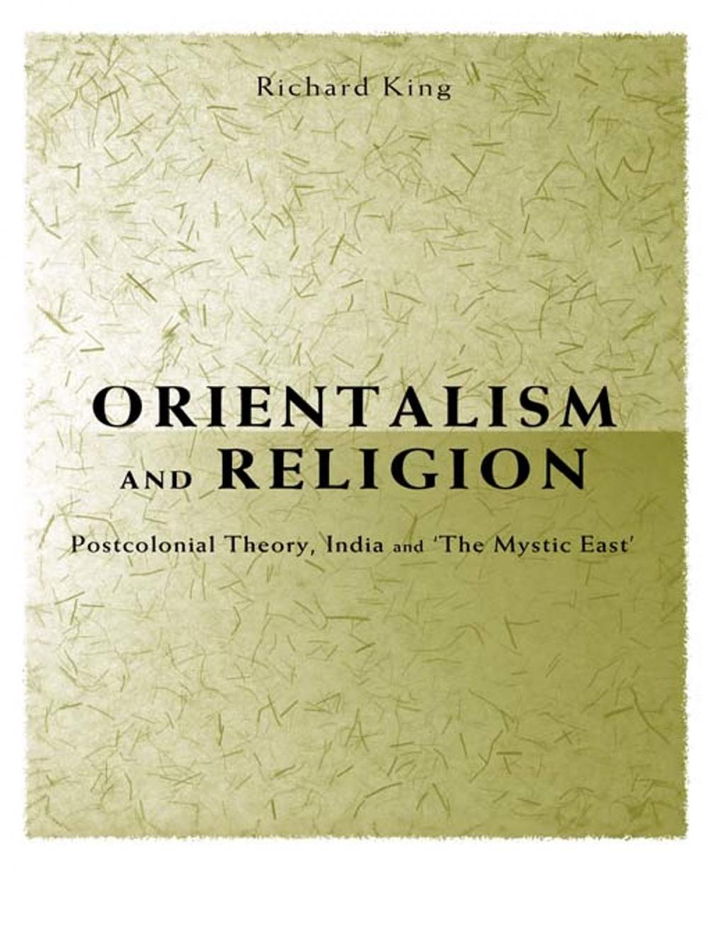 Big bigCover of Orientalism and Religion