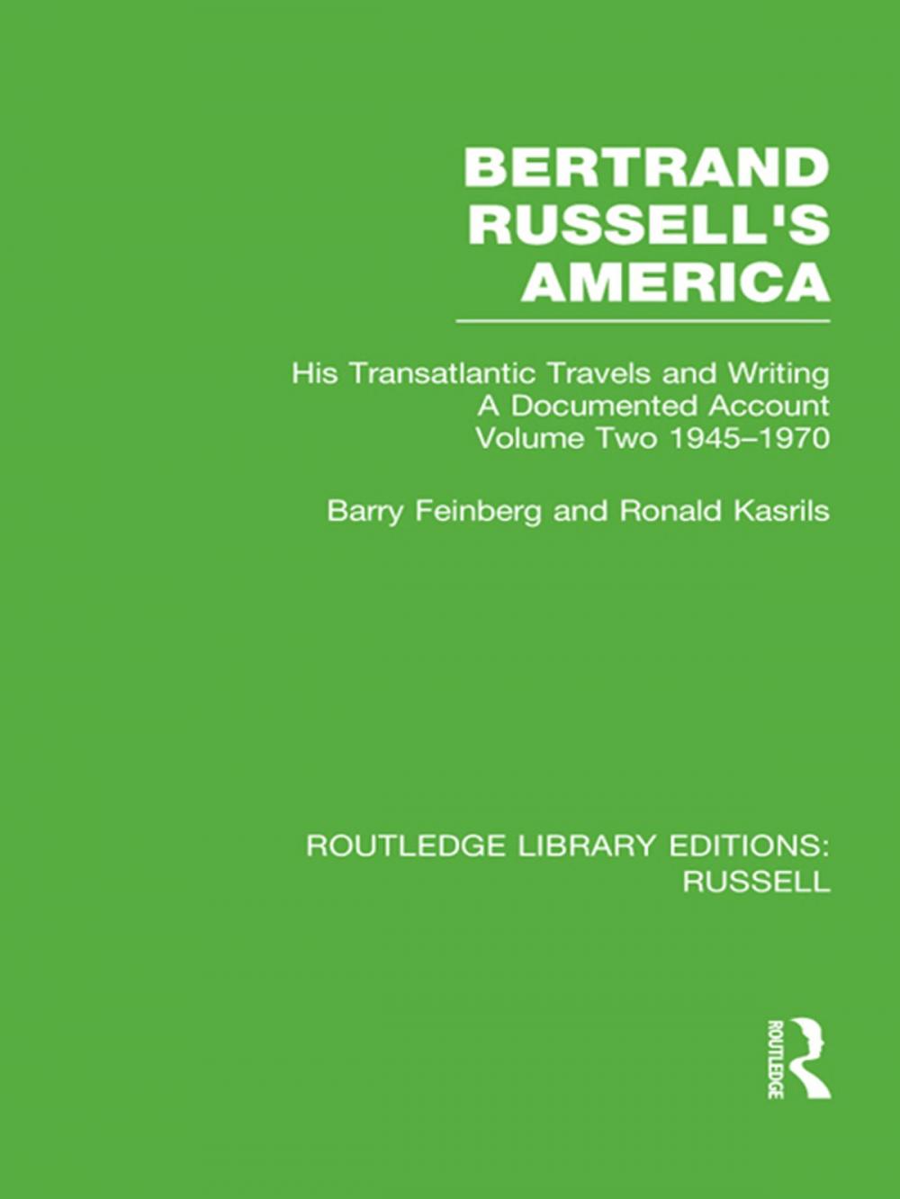 Big bigCover of Bertrand Russell's America