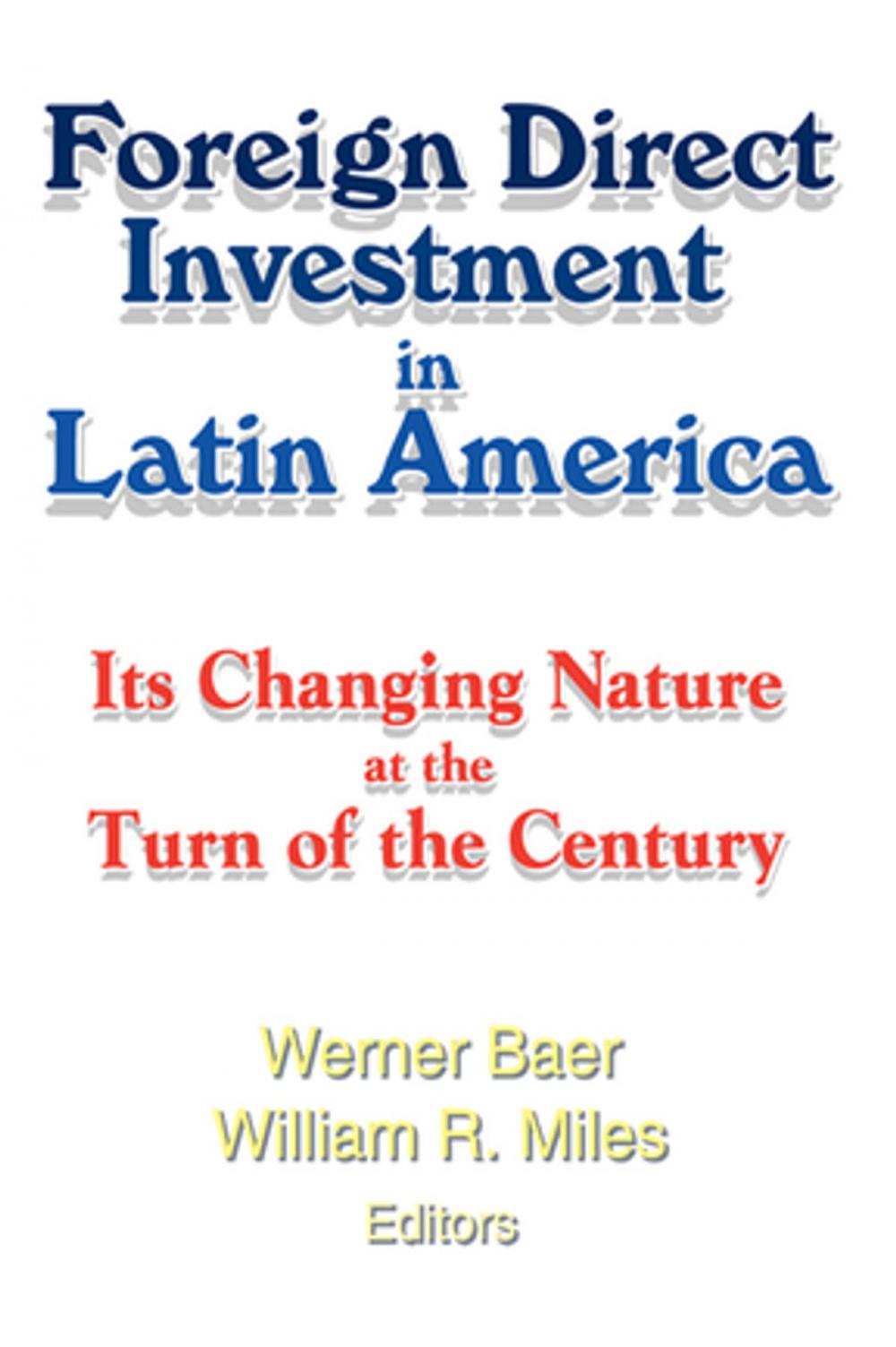 Big bigCover of Foreign Direct Investment in Latin America