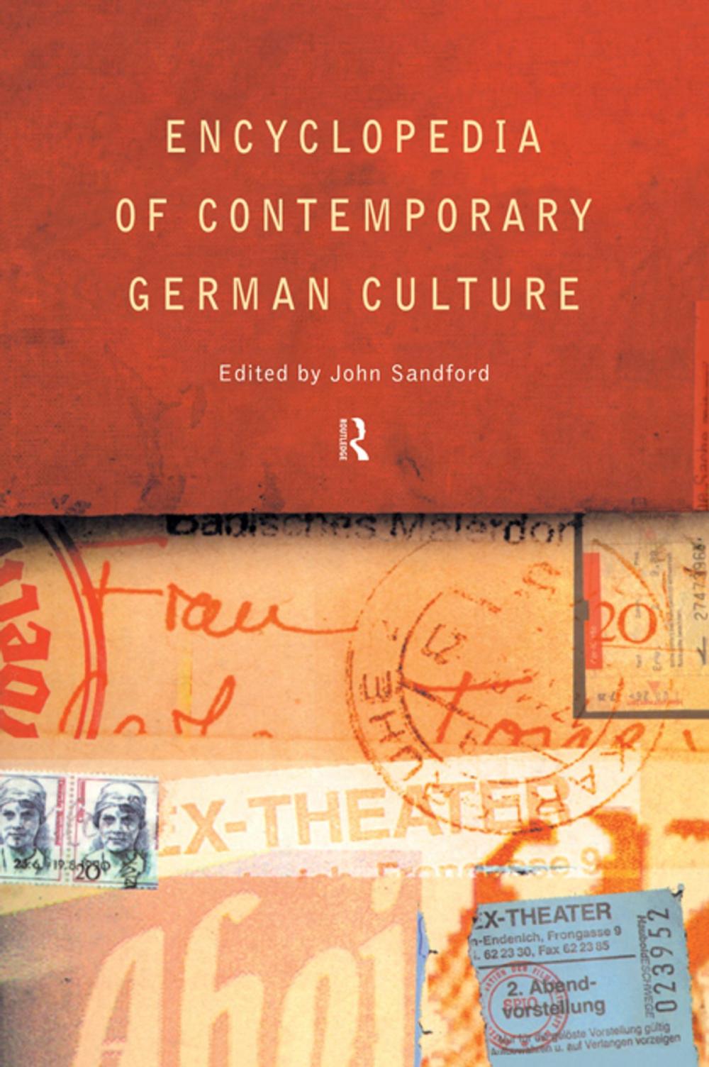 Big bigCover of Encyclopedia of Contemporary German Culture